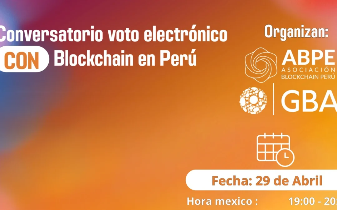 Elecciones Perú 2026: expertos fomentan el voto electrónico con Blockchain