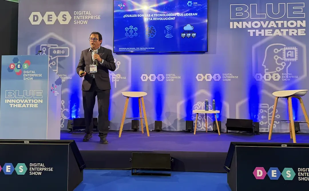 Crónica charla DES25: “Blockchain, digitalización y futuro empresarial: la visión de la FNDB en DES25”